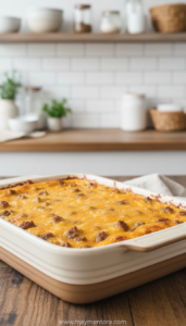 cheesy-sausage-breakfast-casserole---easy-egg-bake-recipe-_feature