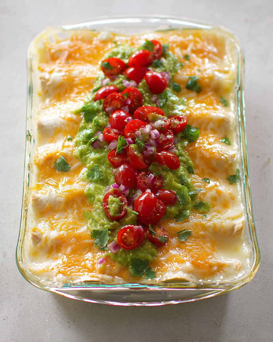 Easy White Chicken Enchiladas Recipe Preparation