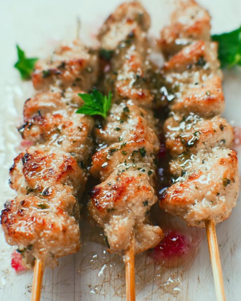 Grilled Ranch Garlic Parmesan Chicken Skewers â€“ A Flavor Explosion!