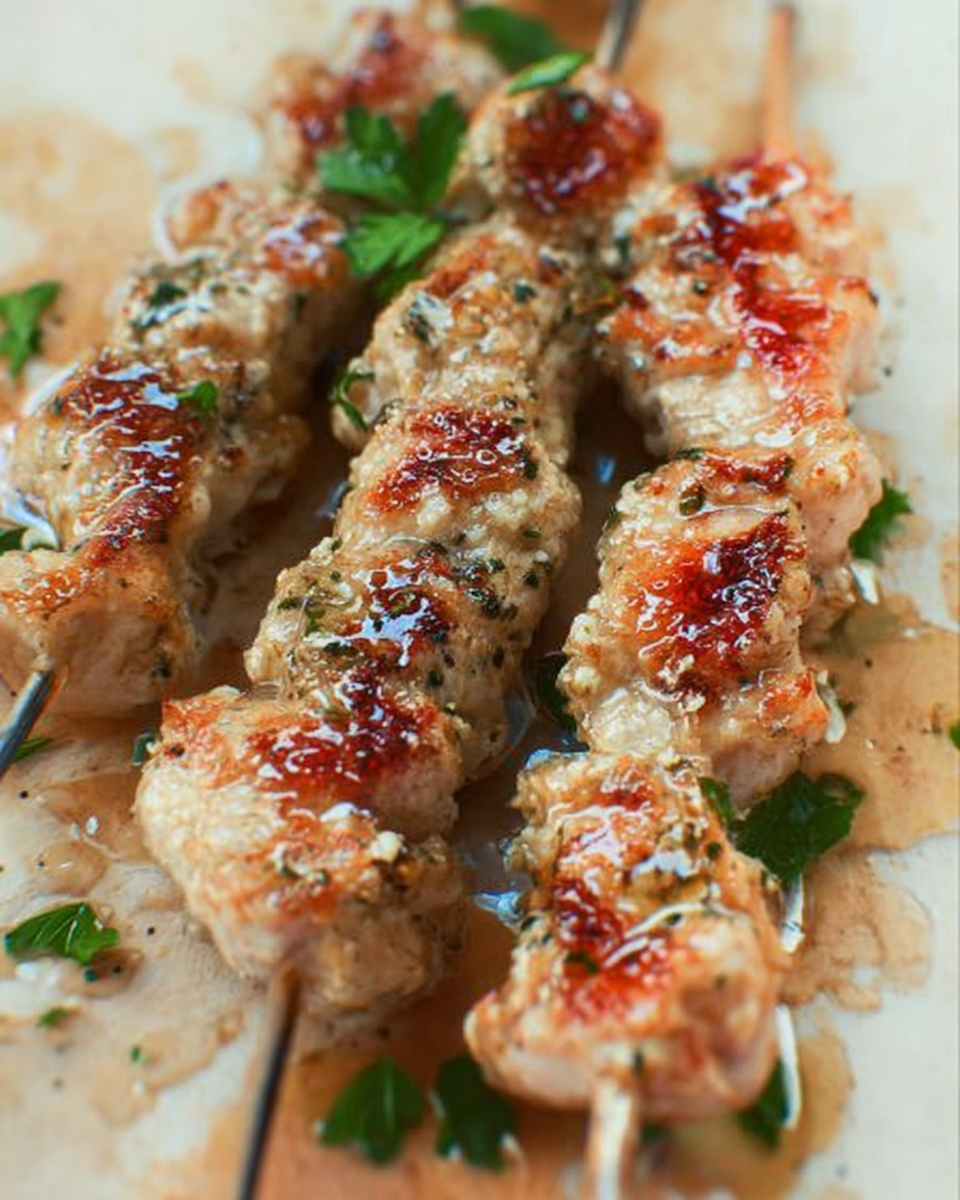 Grilled Ranch Garlic Parmesan Chicken Skewers cooking methods