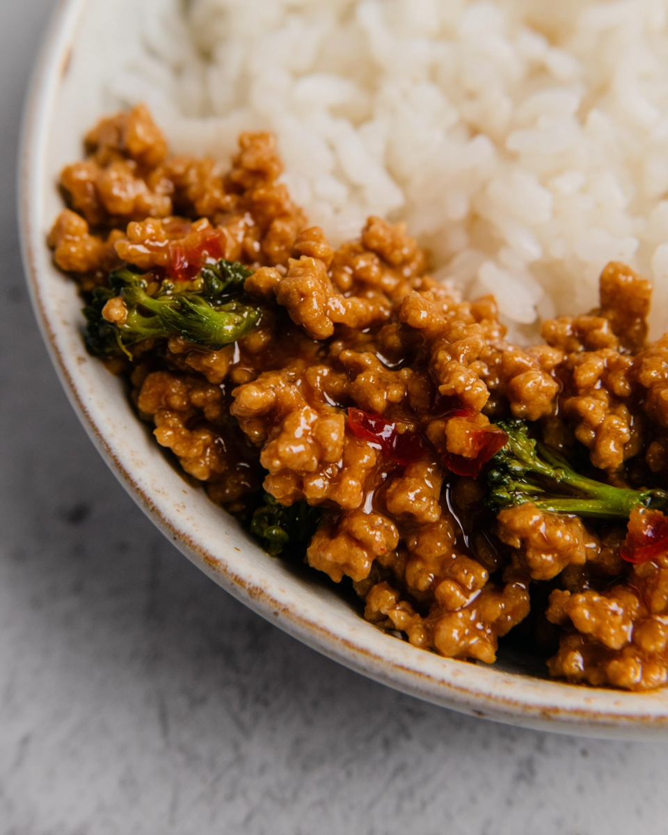 Low Carb Firecracker Ground Chicken