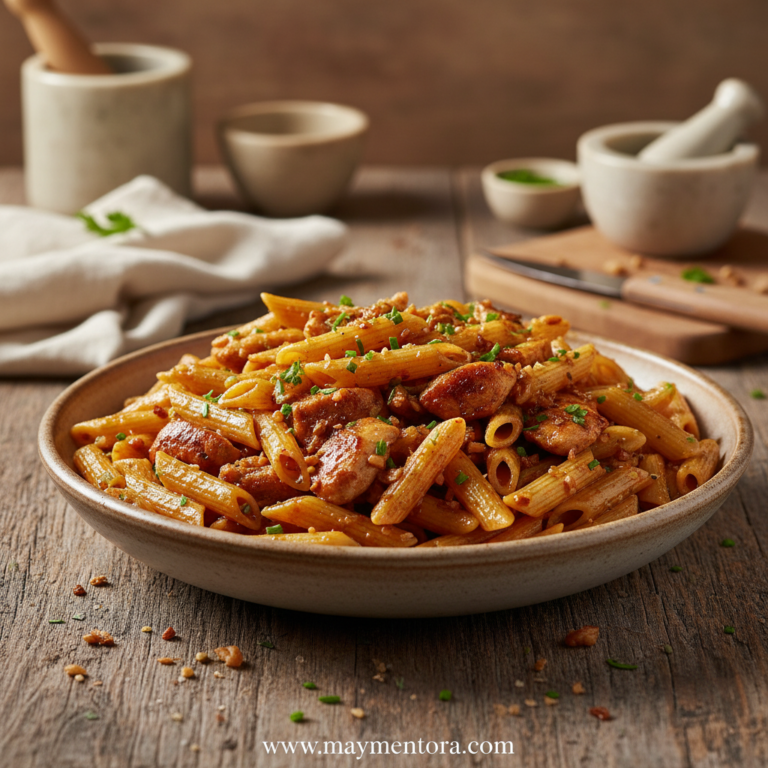 comfort-chicken-pasta-with-smoky-garlic-butter-flavors-you-will-love_feature