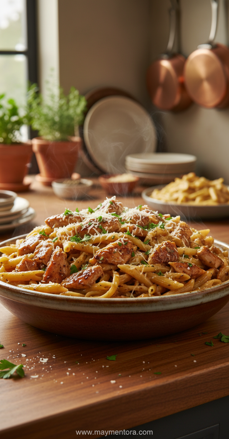 comfort-chicken-pasta-with-smoky-garlic-butter-flavors-you-will-love_feature
