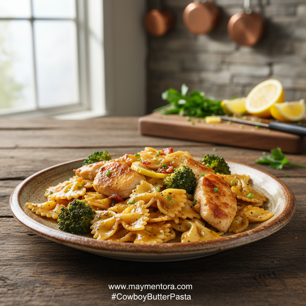 cowboy-butter-lemon-bowtie-chicken-pasta-with-broccoli-for-dinner_feature