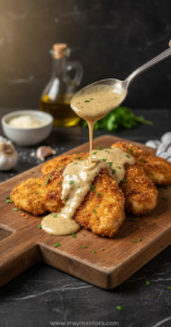 crispy-parmesan-chicken-with-a-rich-garlic-sauce---easy-dinner-idea---delectable-meal_feature