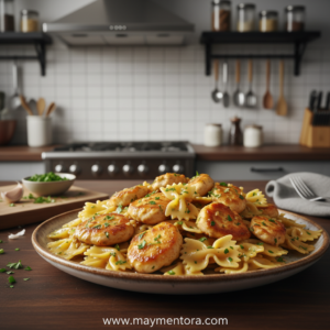 garlic-butter-chicken-with-bowtie-pasta_feature