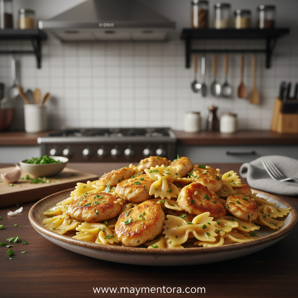 garlic-butter-chicken-with-bowtie-pasta_feature