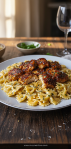 garlic-butter-chicken-with-bowtie-pasta_feature