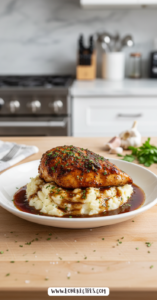 glazed-garlic-herb-chicken-breast-over-creamy-mashed-potatoes-with-pan-sauce_feature