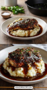 glazed-garlic-herb-chicken-breast-over-creamy-mashed-potatoes-with-pan-sauce_feature