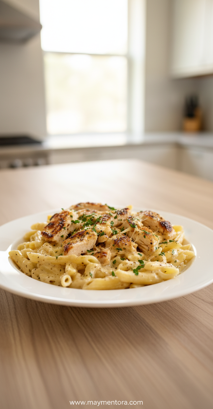 irresistible-creamy-rotisserie-chicken-pasta-recipe_feature